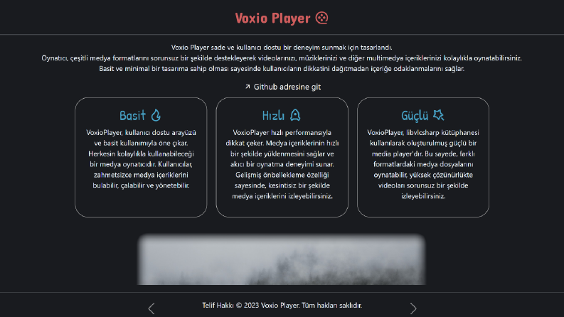 Program Tanıtım Web Sitesi