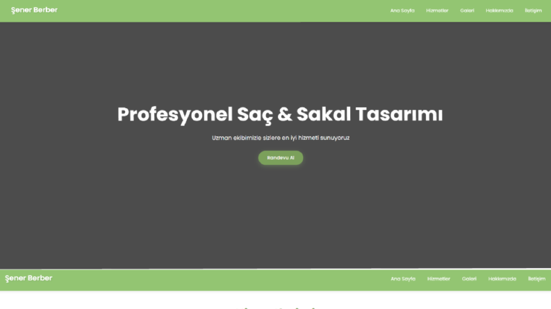 Responsive Barbershop Website Design (HTML-CSS-Bootstrap)
