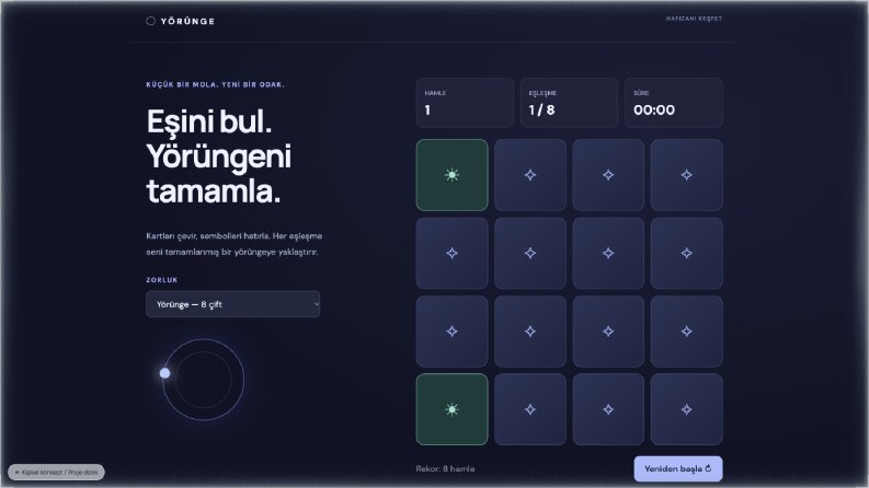 Yörünge — Tarayıcıda oynanan hafıza oyunu