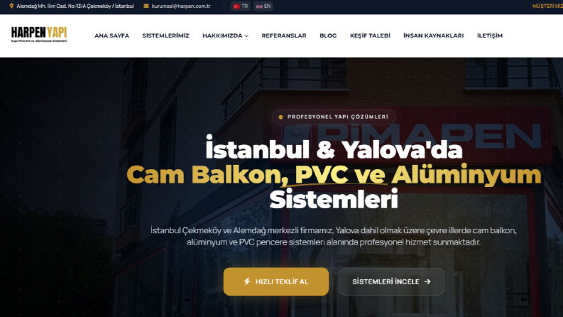 Kurumsal Özel İstek .php Tabanlı Site 