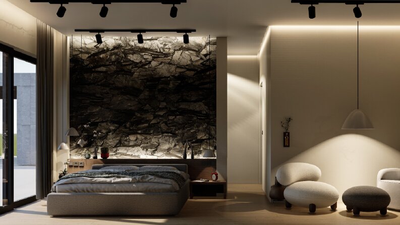 Master-Bedroom Tasarımı ve Render-2