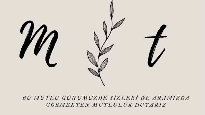 ŞIK DÜĞÜN DAVETİYESİ