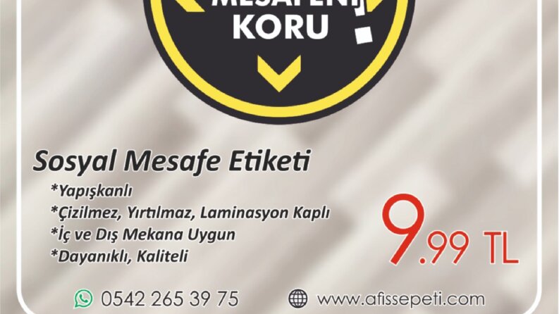 Afiş Sepeti - Yer Etiketleri 