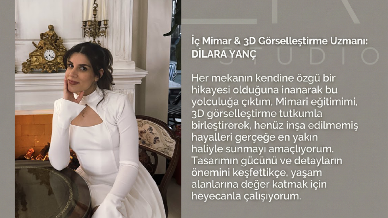 Modern Stil İç MekanTasarımı ve 3D Görselleştirme