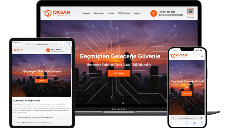 Wordpress Web Site www.oksanelektronik.com