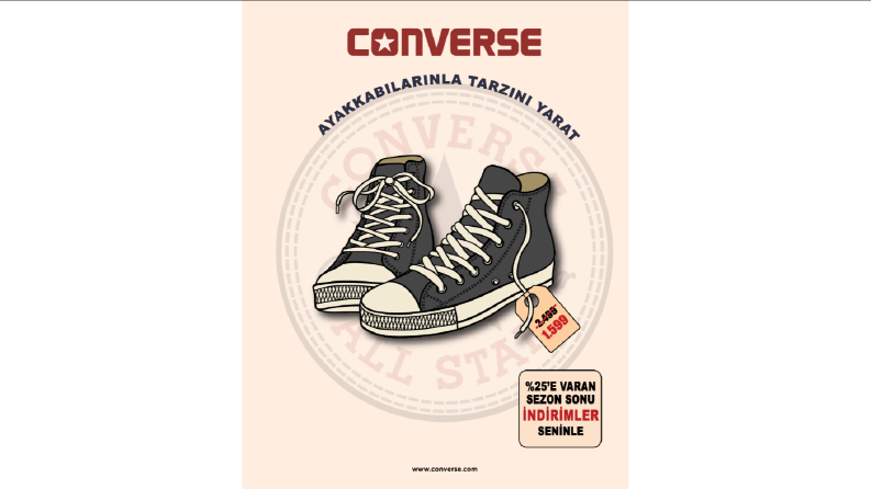 Converse Reklam Tasarımı