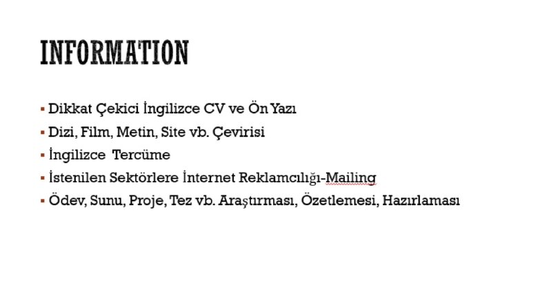 İş örneğim