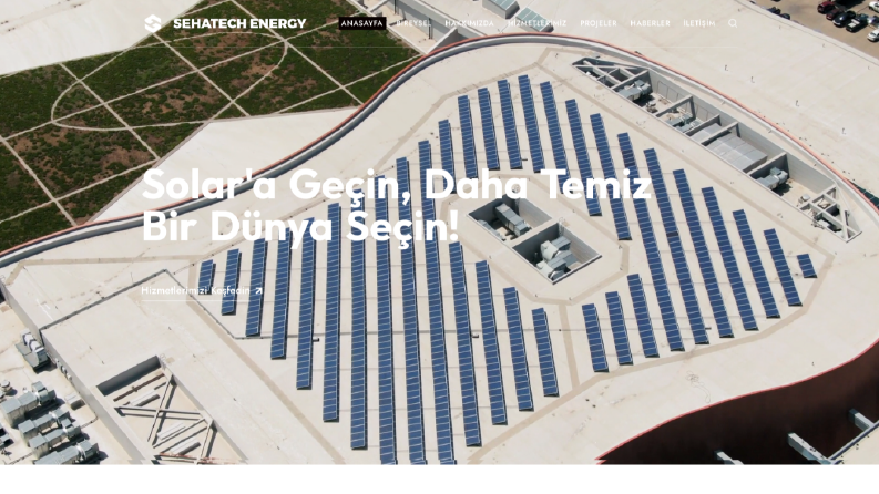 Sehatech Energy Kurumsal Webtasarımı