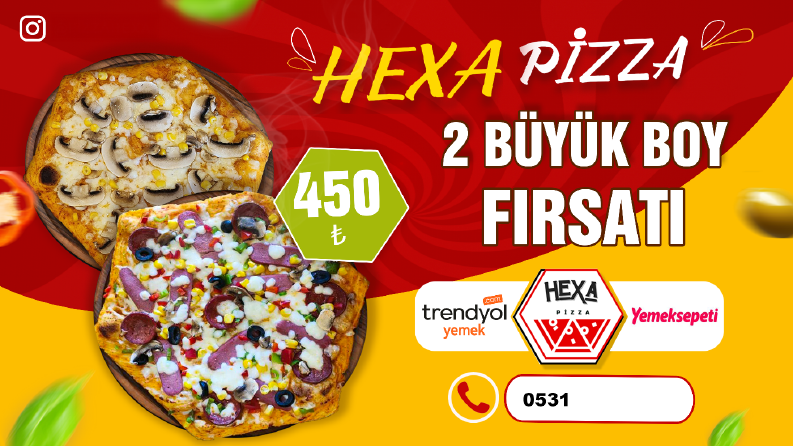 pizza  reklam banner 