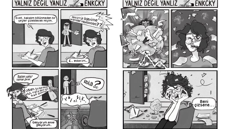 Karikatür | Yalnız Değil Yanlız