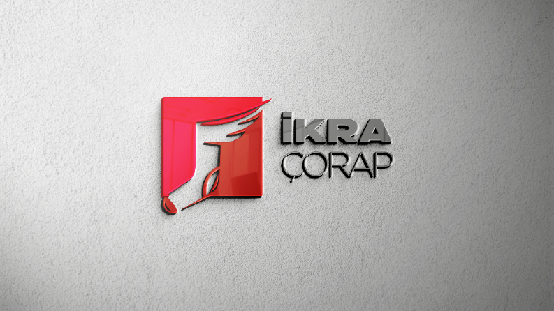 Çorap fabrikası için vektör çizim logo