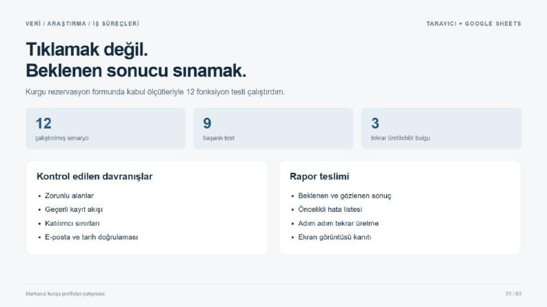 Web Sitesi Fonksiyon Testi ve Hata Raporu