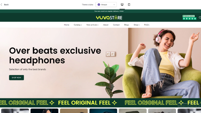 Shopify Premium Temalarla Sizde Sitenize Renk Katın!