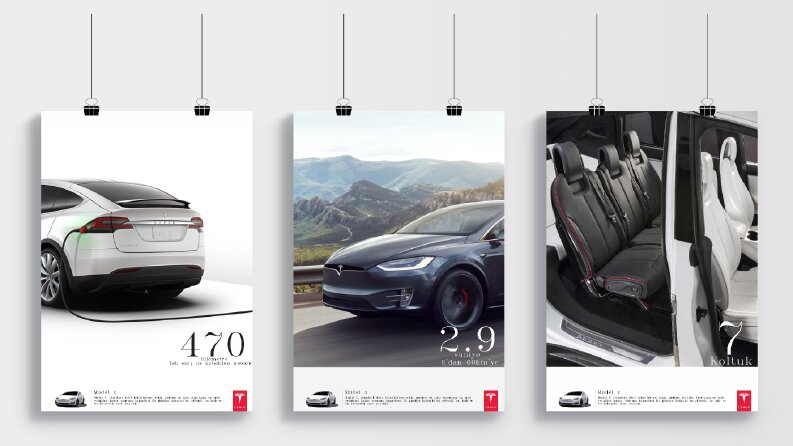 Tesla-Konsept Seri Afiş tasarımı