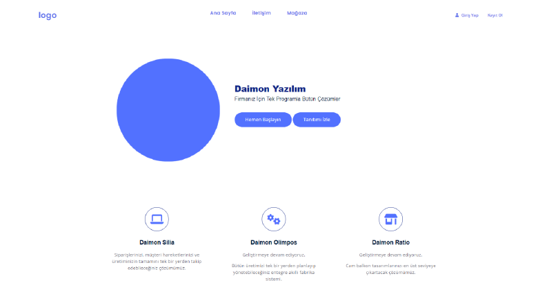 Daimon Örnek Site Tasarımı