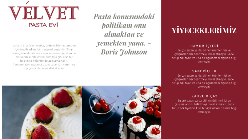 Velvet Pasta-Tasarımlar