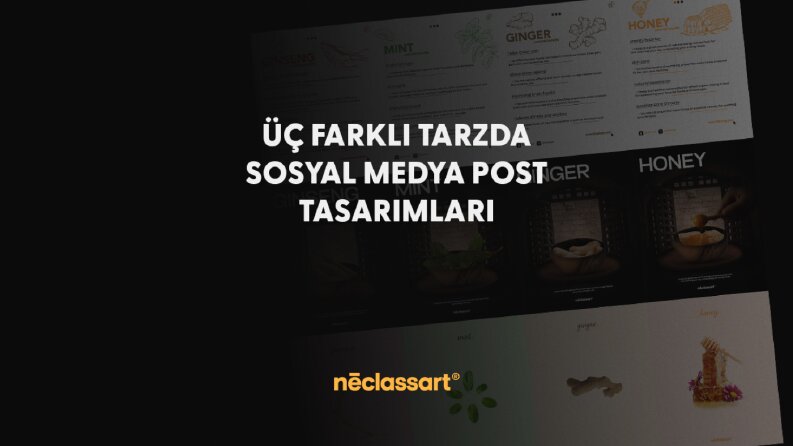 3 Farklı Tarzda Sosyal Medya Tasarımları