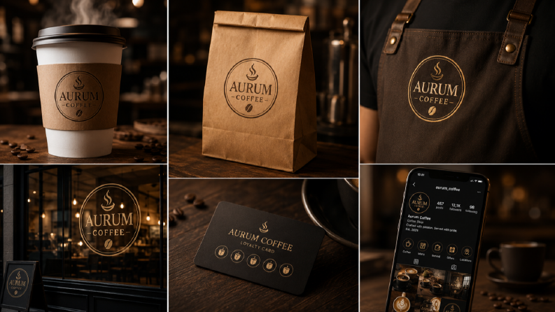 Marka Logo Tasarımı — Cafe & Kahve Sektörü