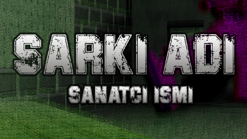 Şarkı için 3d kapak tasarımları