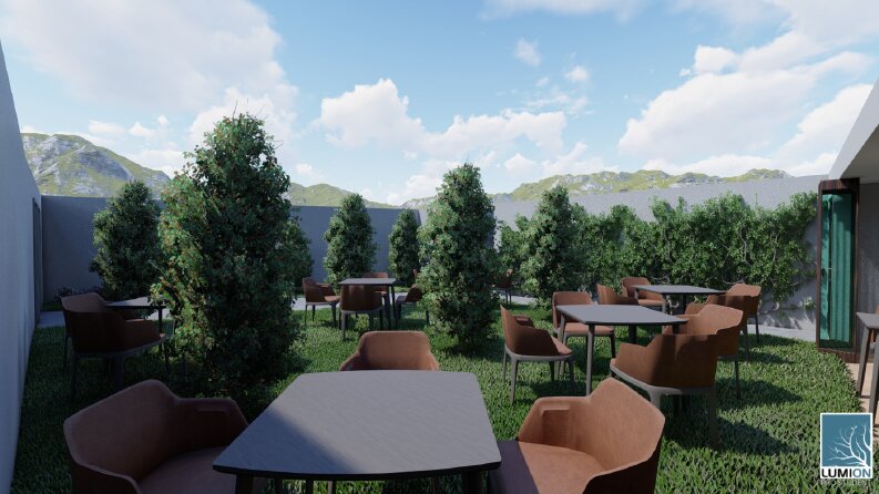 Cafe açık alan