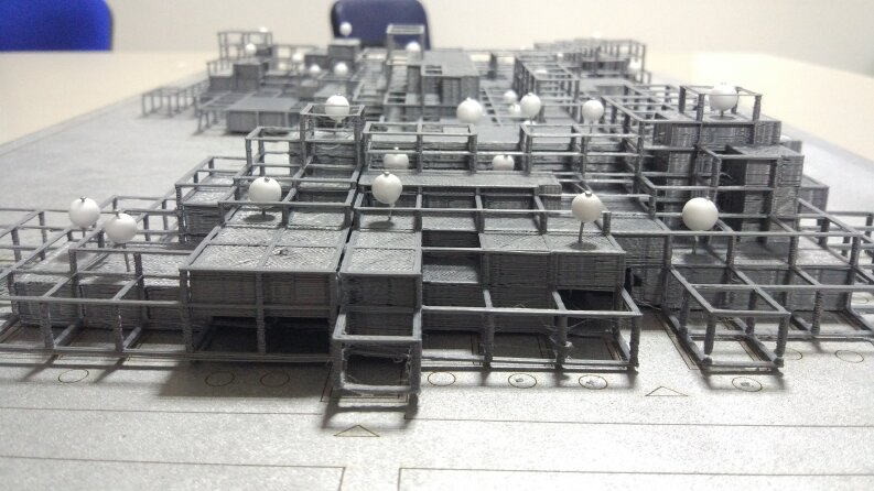 3d baskı maket