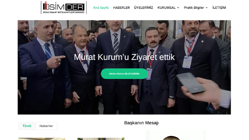 Dernek ve haber sitesi bir arada güzel bir çalışma oldu
