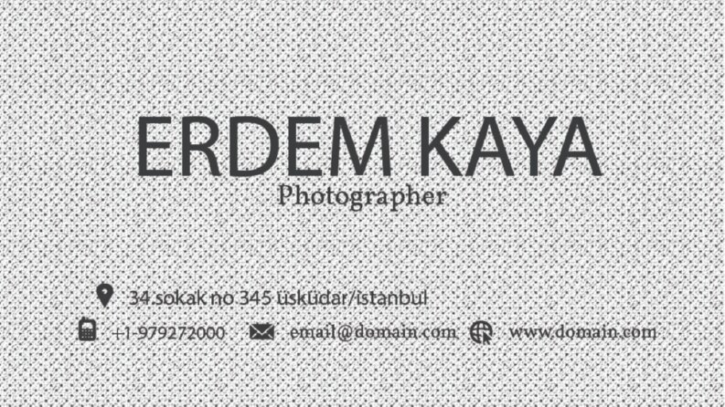 Kartvizit Tasarımı
