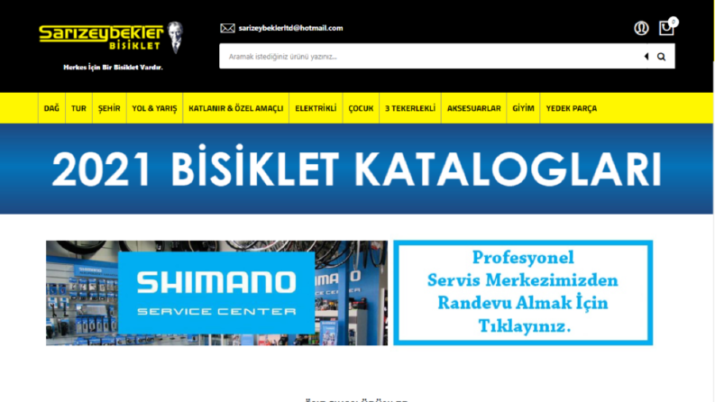 Bisiklet Ve Ekipmanlarının tanıtım ve satışı.