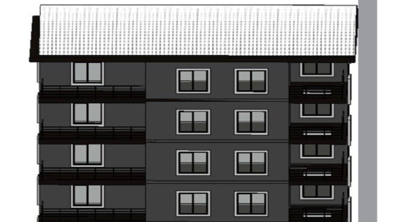 apartman çizimi