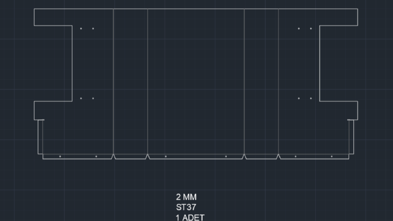 Sac Kesim ve Büküm İşleri İçin DXF DWG Çizimlerim