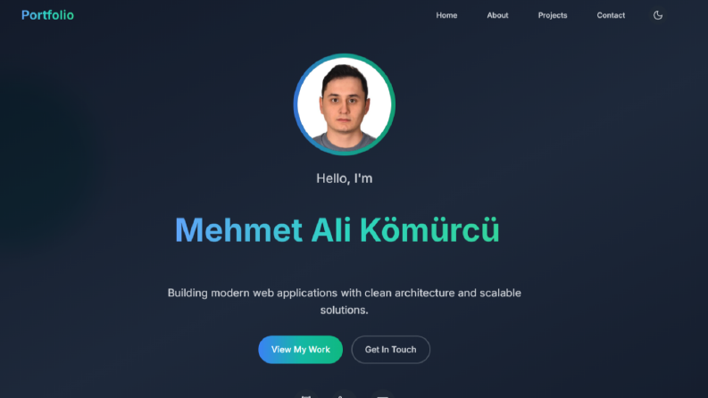 Kişisel Portfolyo Websitesi
