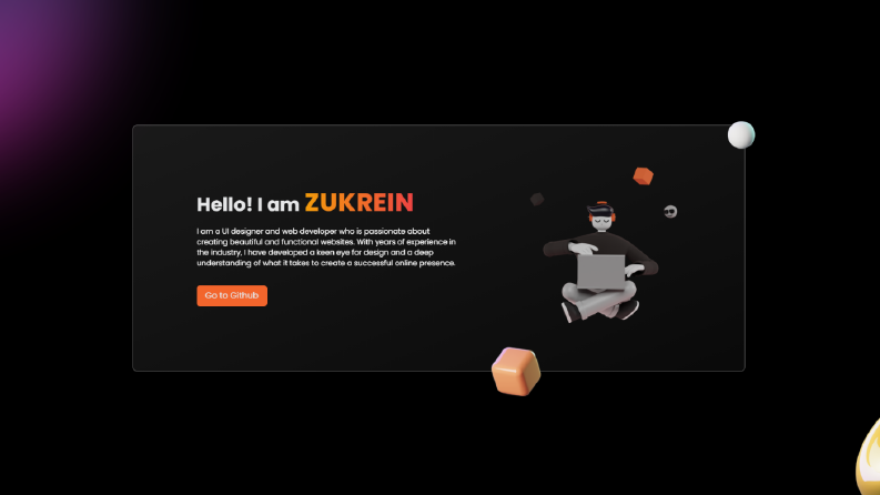 Zukrein - Portfolyo sitesi