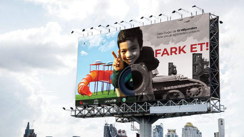 FARK ET! / Farkındalık Kampanyası Billboard Tasarımı