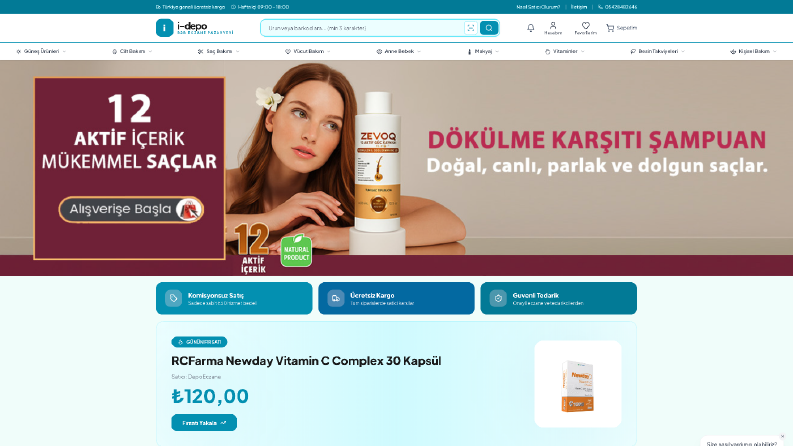 i-Depo - B2B Kapalı Eczane Pazaryeri