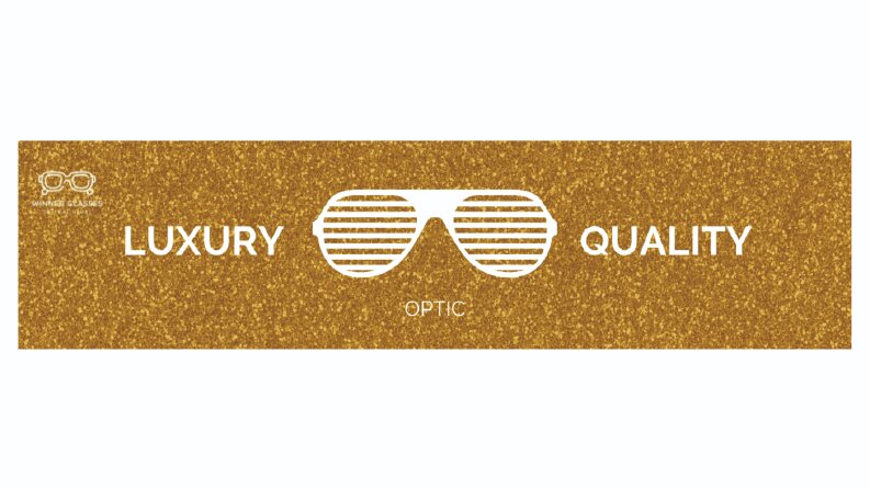 LUXURY GLASSES / Banner Tasarımı
