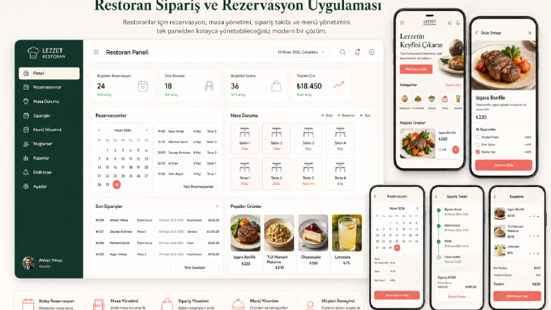Mobil Uygulama ve Yönetim Paneli Tasarımı