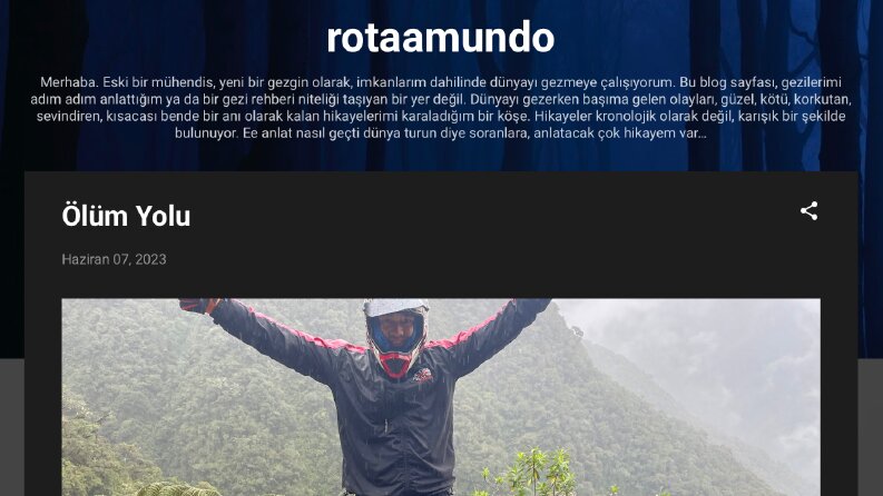 Dünya Turu Blog Sayfam