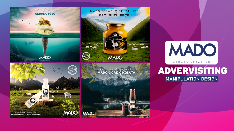 MADO - REKLAM ÇALIŞMASI (MANİPÜLASYON TASARIMLARI)