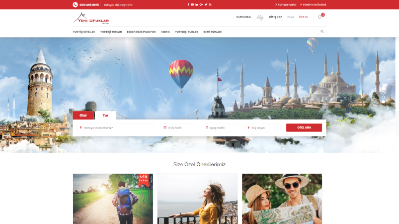 Turizm Acente Yazılımı
