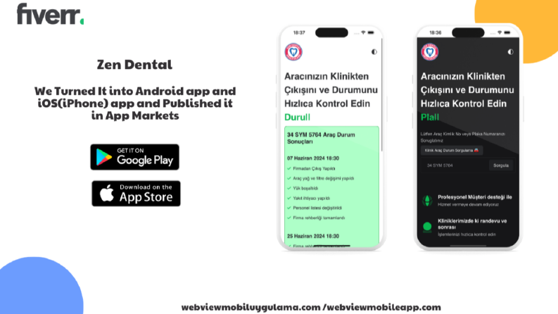 Zen Dental Webview iOS & Android Mobile App