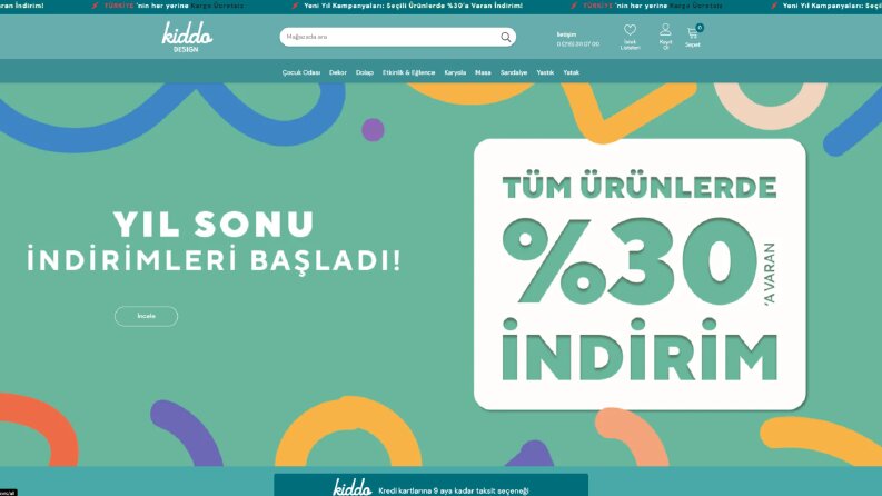 www.kiddodesign.com (Shopify + İyzico)