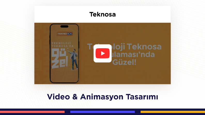 Teknosa - Mobile Uygulama Jenerik Videosu