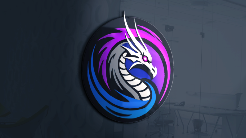 Ejderha Konseptli E-Spor Logo Tasarımı