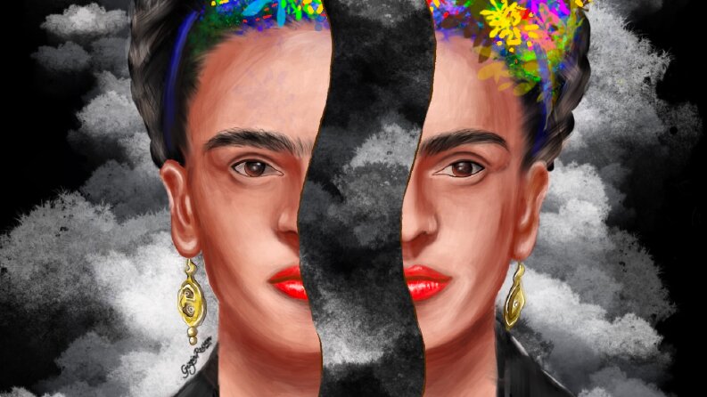 FRİDA KAHLO- İllüstrasyon Çizim