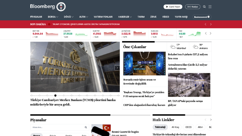 bloomberght.com - Web Geliştirme