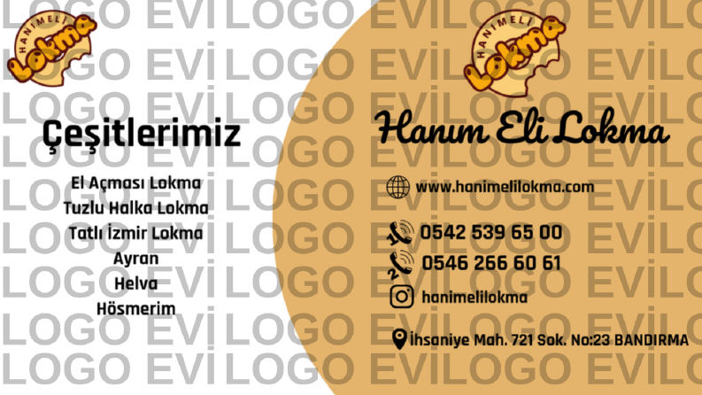 Örnek Kartvizit Tasarımı