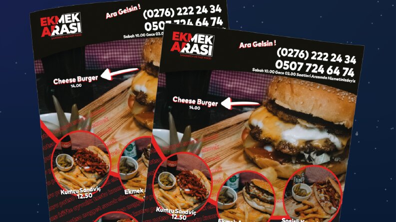 Ekmek Arası Broşür Tasarımı