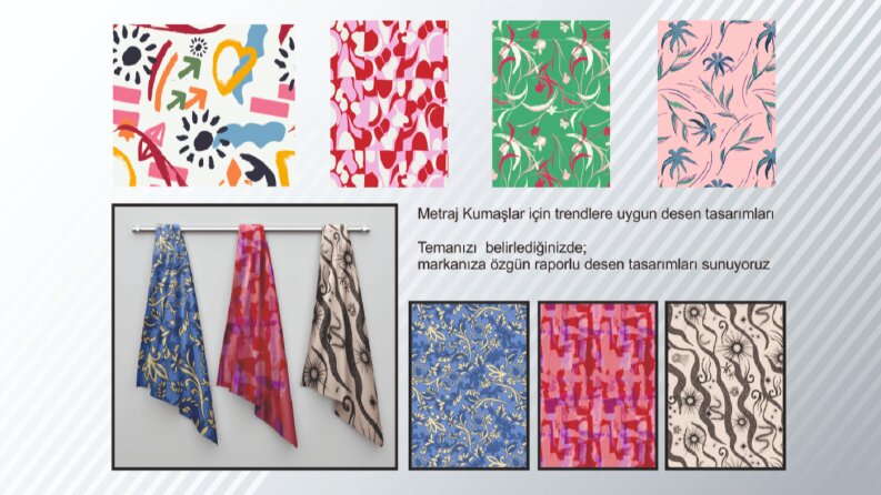 Metraj desen tasarımları
