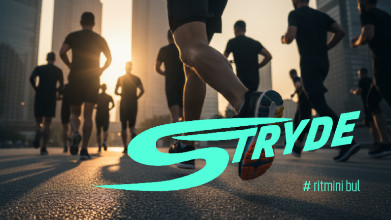 STRYDE Running Club - Spor Logo Tasarımı