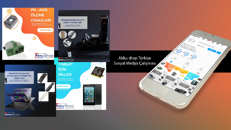 Akkushop Türkiye Sosyal Medya Çalışması 